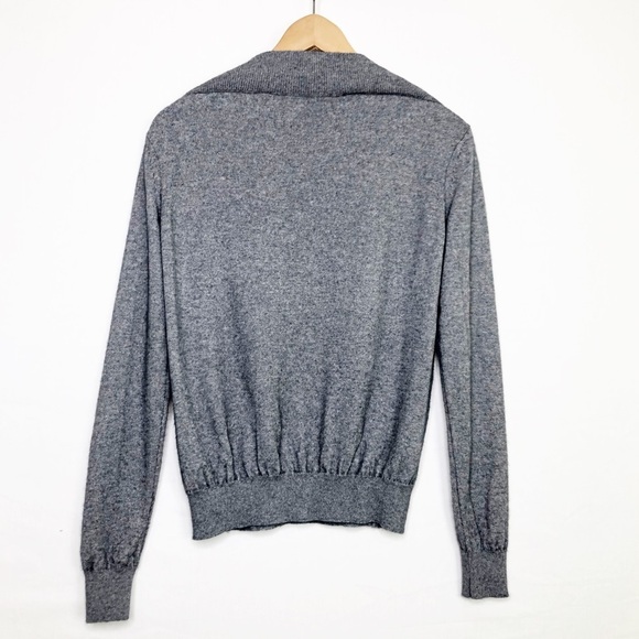 Alexander Wang grey silk cashmere crewneck sweater - Picture 2 of 12
